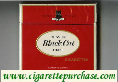 Craven Black Cat Filter cigarettes